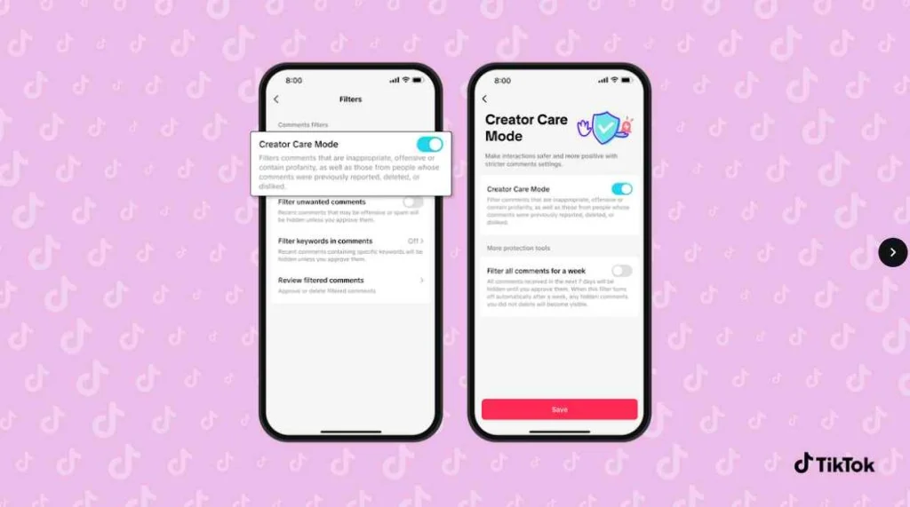 Visual for this record: TikTok's help centre names a drama feature its parent does not