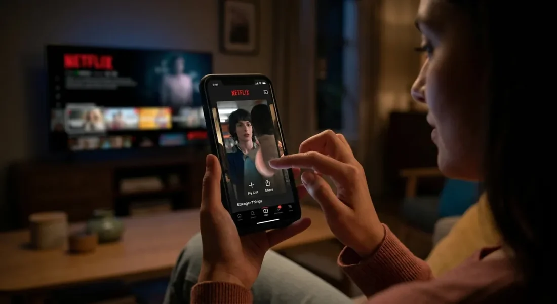 Visual for this record: Netflix announced a clip feed test, not a drama platform